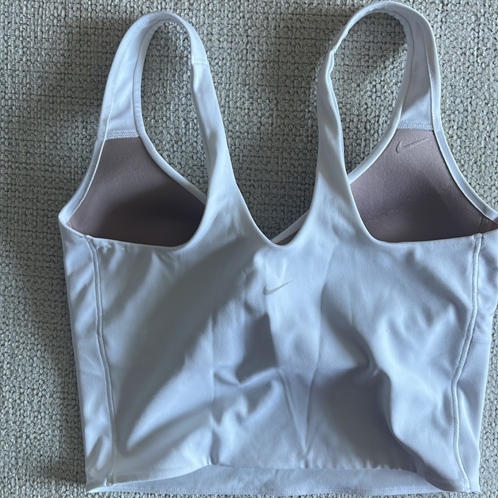 Nike White Crop